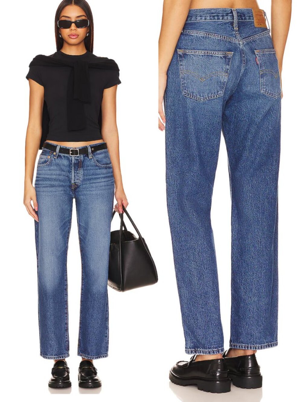 Levi's 501 90s Straight Leg Jeans Not My News Channel wash size 27/30 Mid Rise